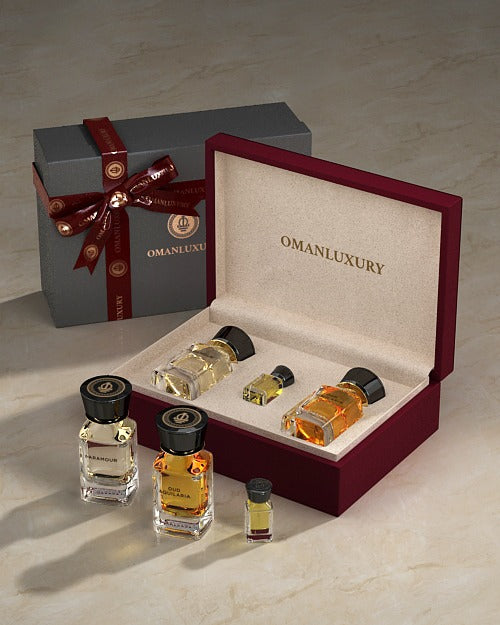 TWO PERFUMES AND OIL