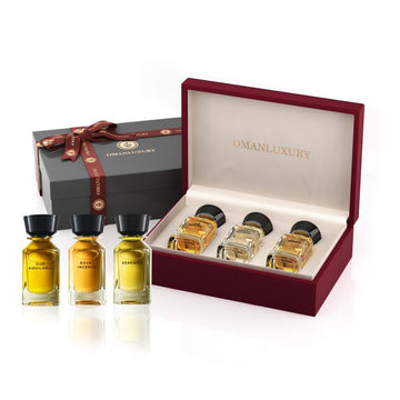 LEATHER SET : THREE PERFUMES